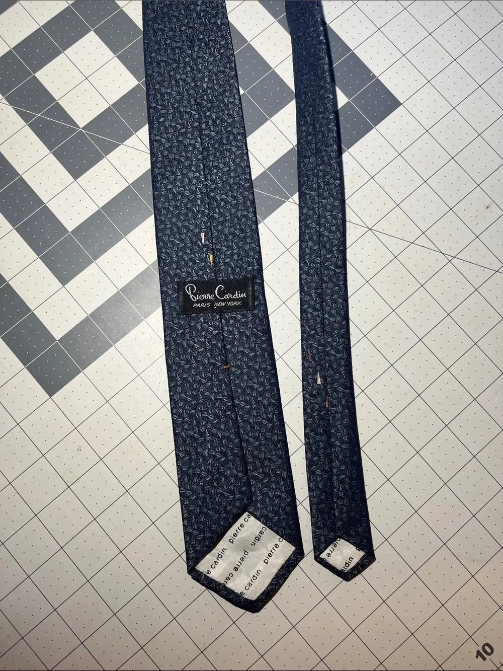 Pierre Cardin Deep Navy Textured Men's Tie